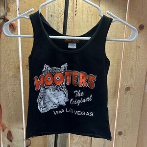 Hooters Kids Black and Orange Tank Top